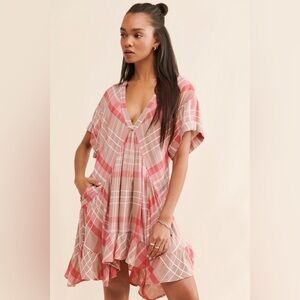 Free People | Dresses | Nwot Free People Agnes Plaid Mini Ballet Combo Dress  Size Small | Poshmark